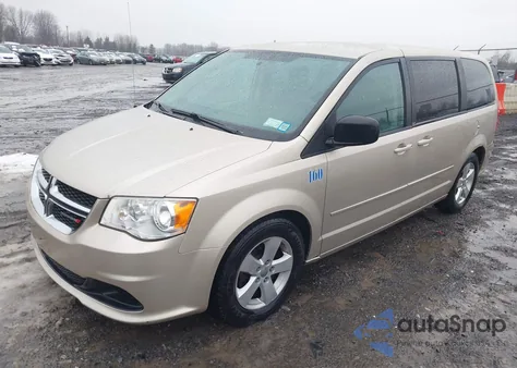 2013 Dodge Grand Caravan Se из США, поврежденный, VIN 2C4RDGBG3DR792395